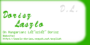 dorisz laszlo business card